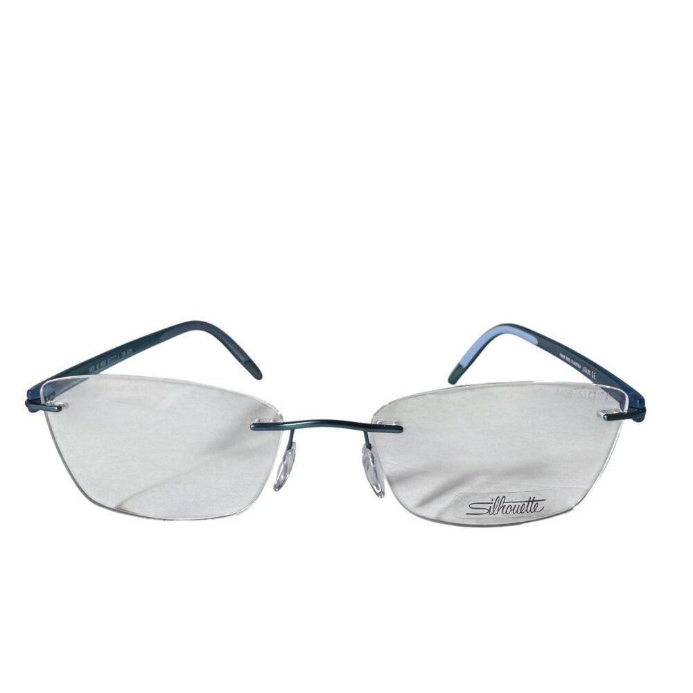 Silhouette Rimless Eyeglasses FRAMES ONLY 4406 40 6056 53-17 135 5379 Green